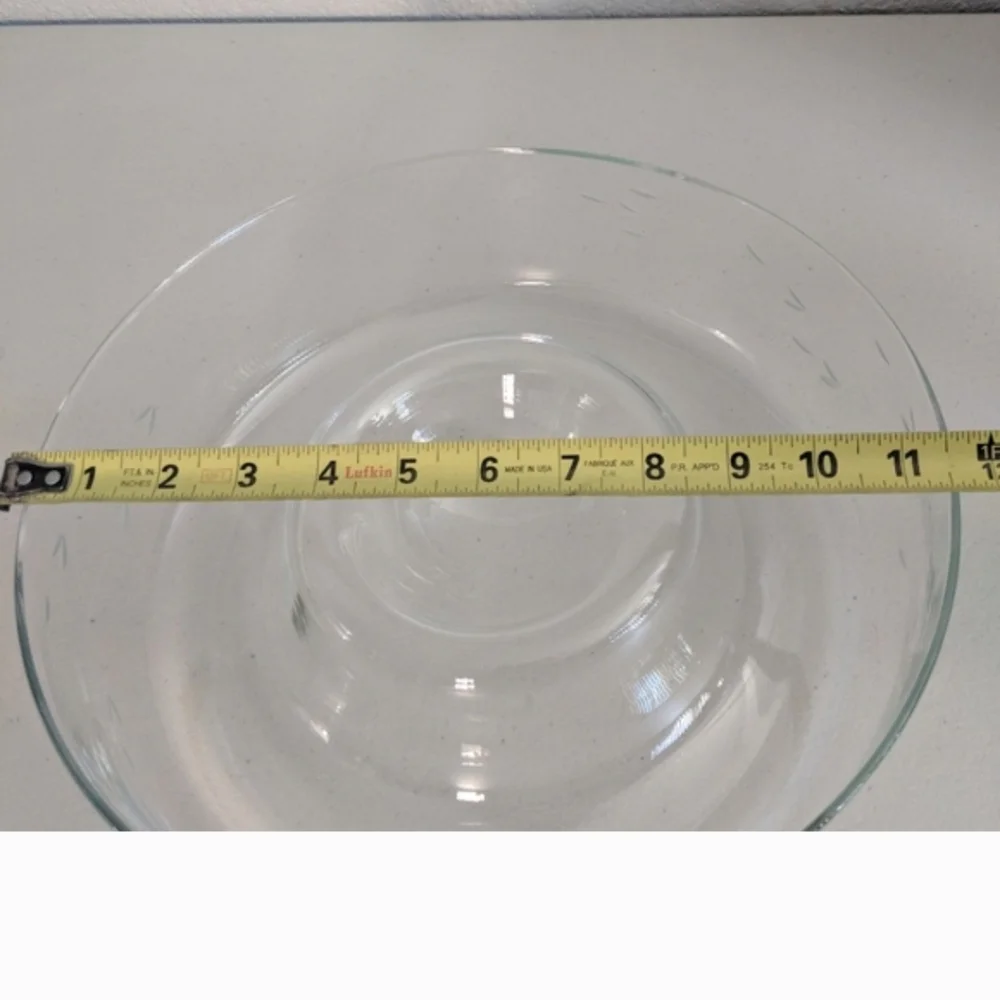 Vintage Crystal Bowl Serveware Entertaining Gift Party Kitchen